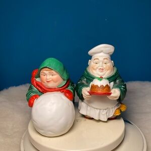 Department 56 Holiday Figurines - Green and Red